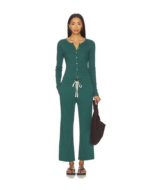 Sundry Green Pin Tuck Lounge Pant