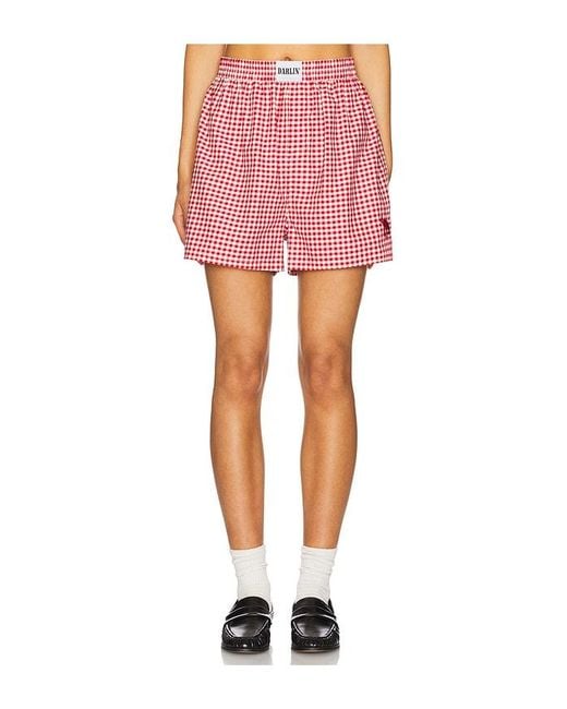 Darling Gingham シャツ Pink
