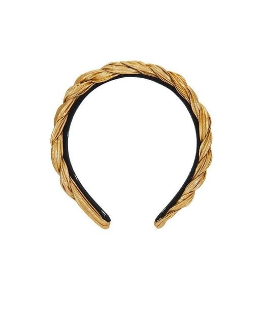 Lele Sadoughi Natural Plissiertes Stirnband Juliet