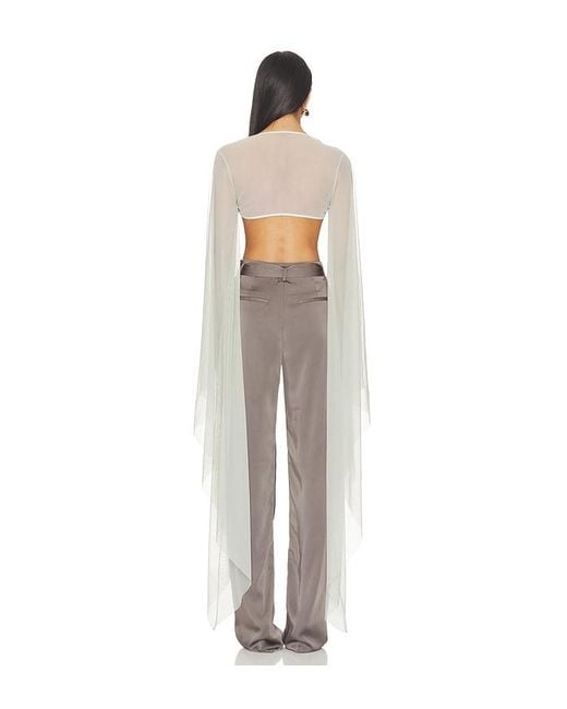 LAPOINTE White Mesh Shrug