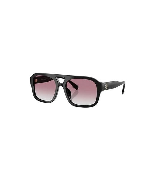 Gafas De Sol En Color Negro Talla Tory Burch de color Black