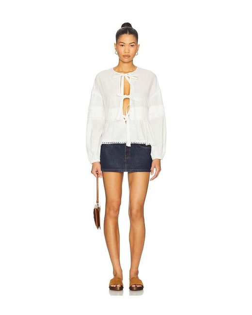SNDY'S White Siggie Blouse