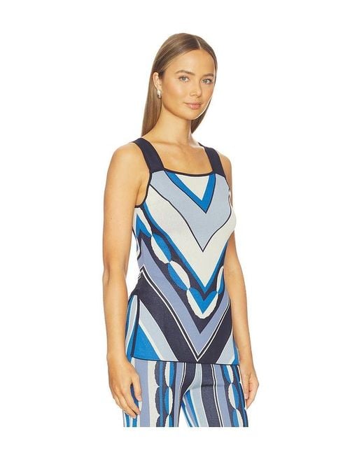 MISA Los Angles Blue Diara Top