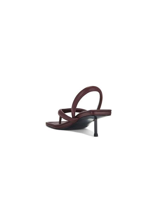 St. Agni Purple Thong Heel