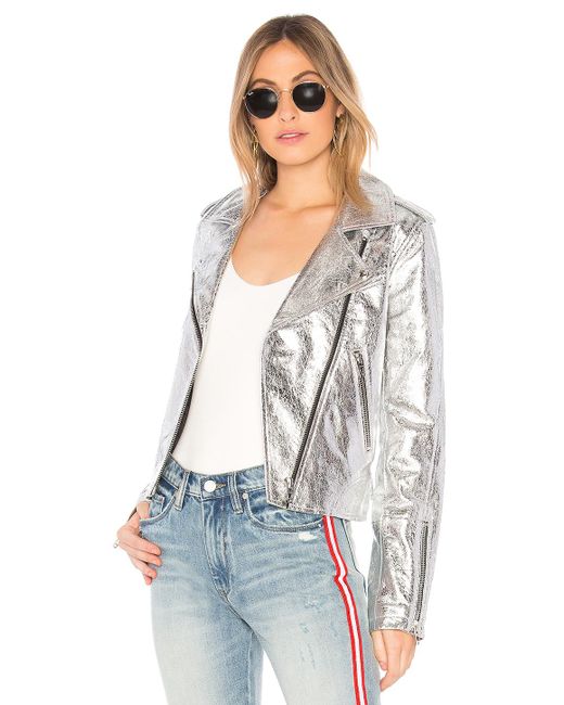Blank NYC Metallic Crystalized Jacket
