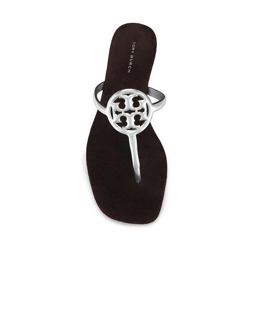 Tory Burch White Sandale Milller Square Toe