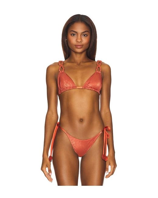 Ancora Orange Eos Bikini Top