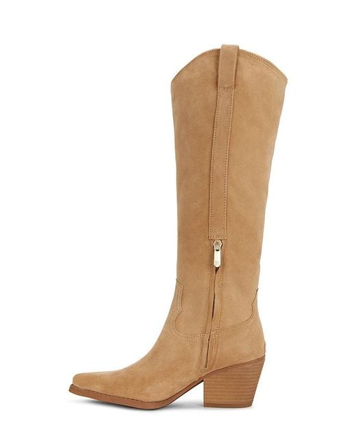 Sam Edelman Brown Wyatt Wide Calf Boot
