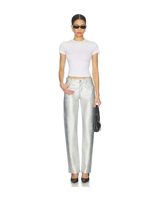 Agolde Metallic Low Rise Slim Pants