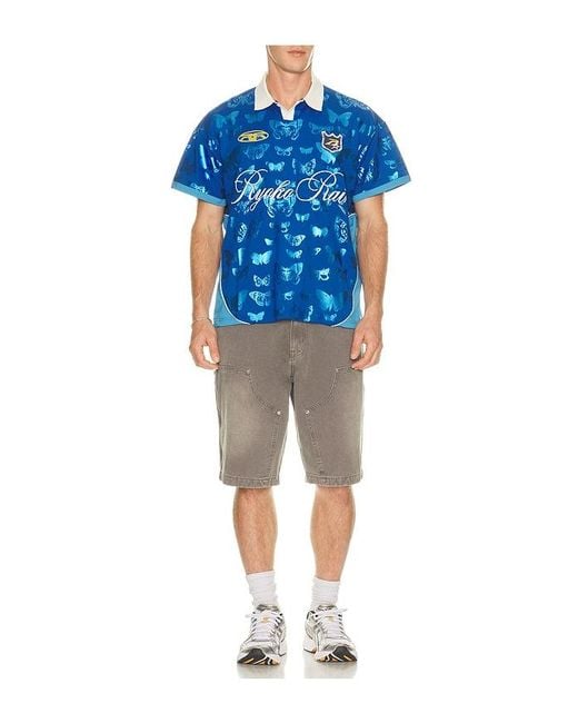 Ryoko Rain Blue Butterfly Effect Soccer Jersey for men