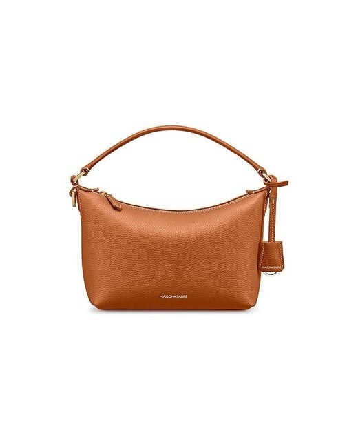 Maison De Sabre Brown Maison De SabrÉ Trapezoid Hobo