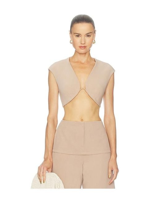 Camila Coelho Natural Eva Top