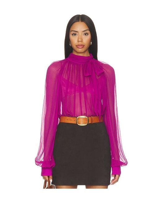 Ronny Kobo Pink Zenia Blouse
