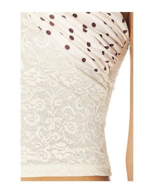 Tiger Mist White Kayli Top