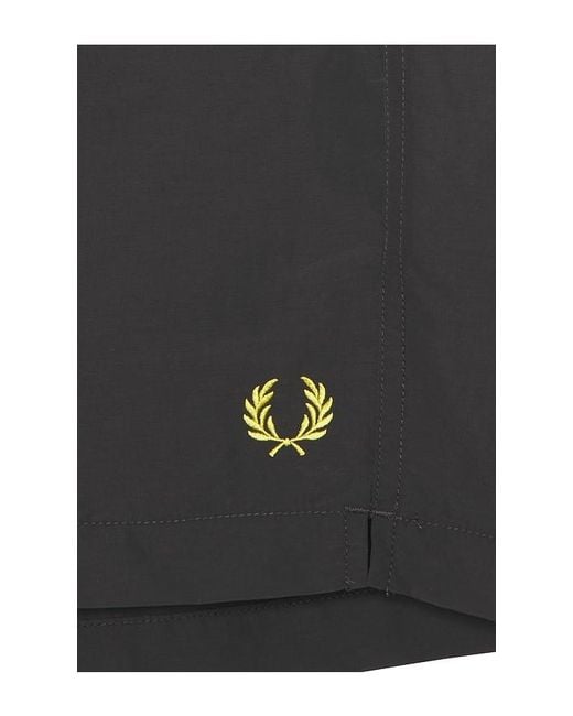 Fred Perry Black Tennis Short for men