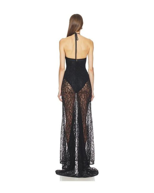 Camila Coelho Black Katerina Gown