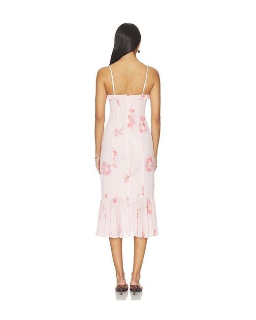 MAJORELLE White Jules Midi Dress