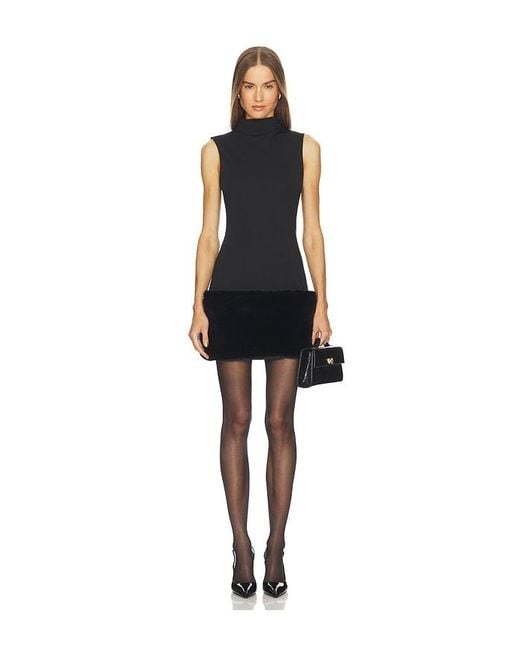 LOBA Black Dianne Mini Dress