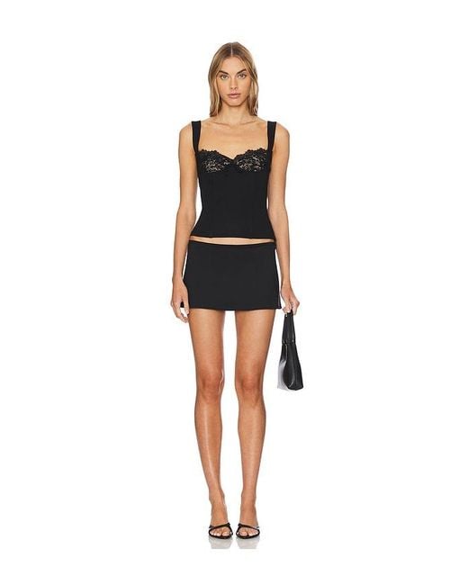 MORE TO COME Black Daniela Top