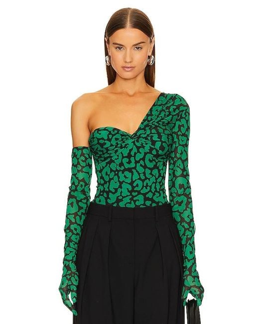 Michael Costello Women's Green X Revolve Nobu Bodysuit