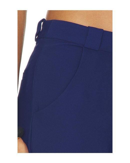 Amanda Uprichard Blue Saddler Pants