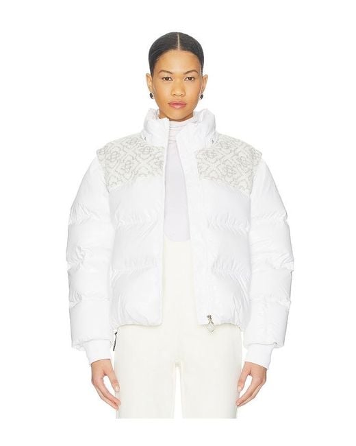 Casablanca White Puffer With Removable Sleeves