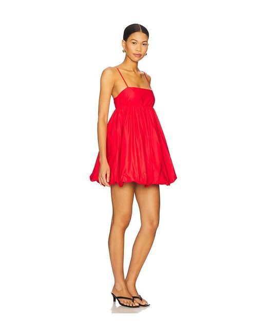 Vestido Charlotte En Color Rojo Talla En Solid & Striped de color Red