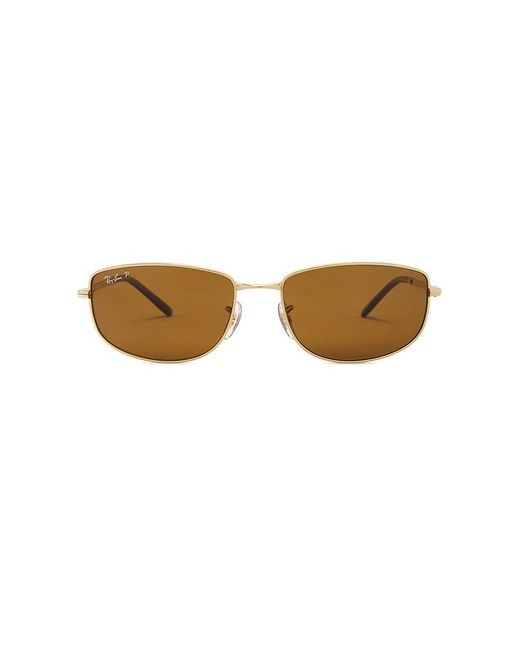 Ray-Ban Brown Oval Sunglasses for men