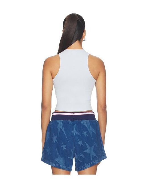 Adidas Originals Blue Essentials Rib Tank Top