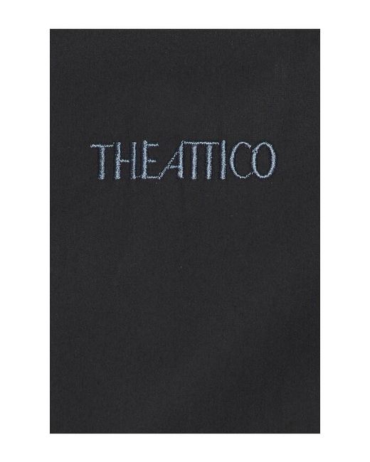 The Attico Blue Oversized Contrast Shirt