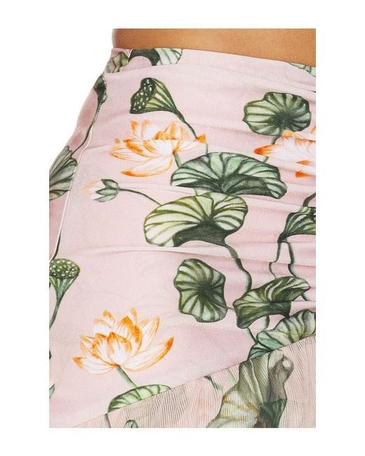 PATBO Natural Lotus Mini Skirt