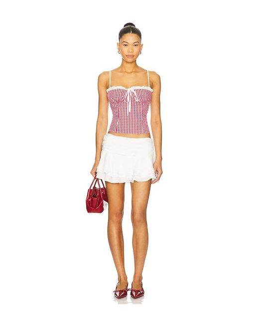 MORE TO COME White Beckie Top