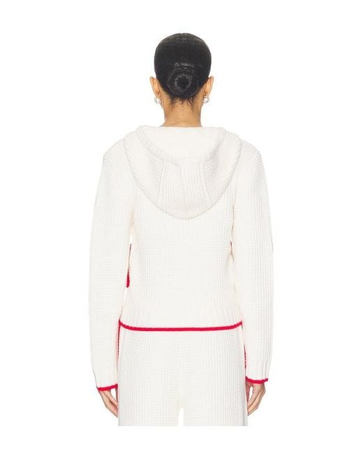 Casablanca White Waffle Hoodie