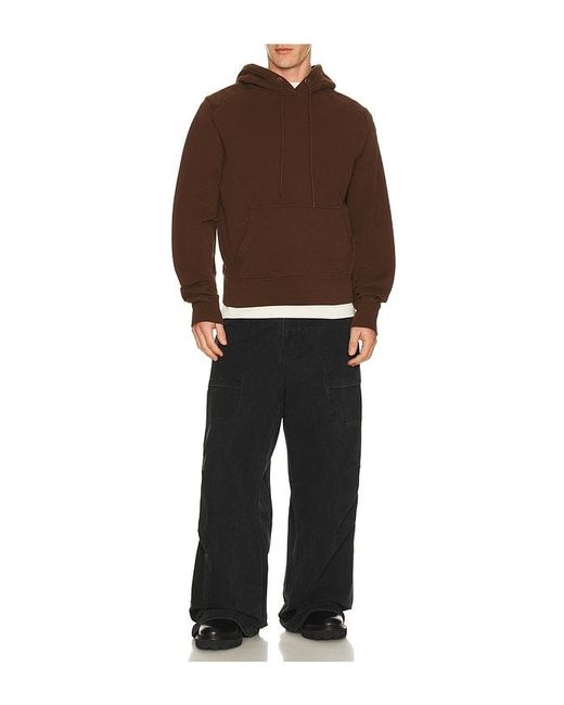 Entire studios Brown Standard Hoodie for men
