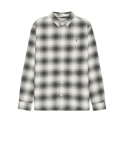 AllSaints Gray Omega Shirt for men