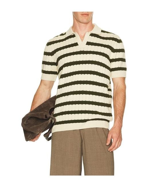 Percival Multicolor Stine Knitted Polo for men
