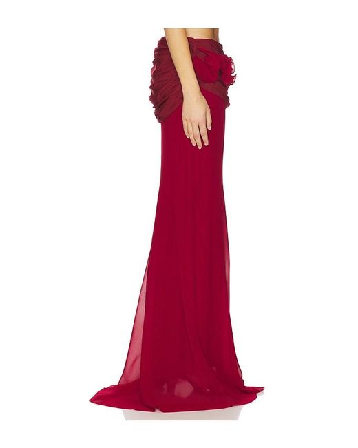 Aniye Records Red Tecla Long Skirt