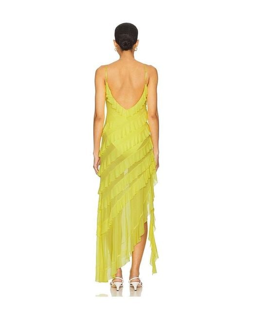 AFRM Yellow Vienna Dress