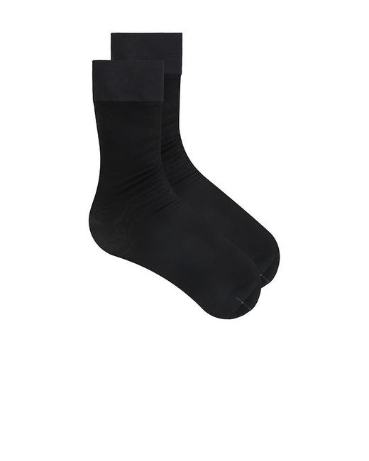 Falke Matt ニーハイソックス Black