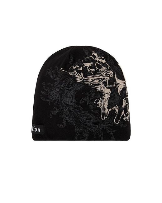 Affliction Black Jump Beanie for men