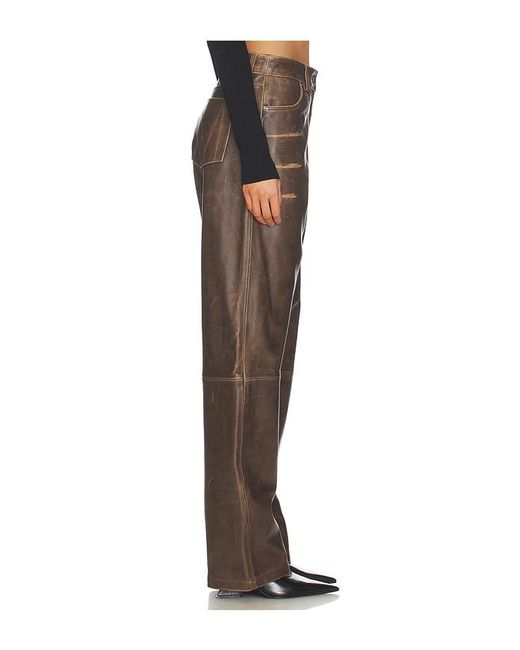 Manokhi Brown Mojave Pants