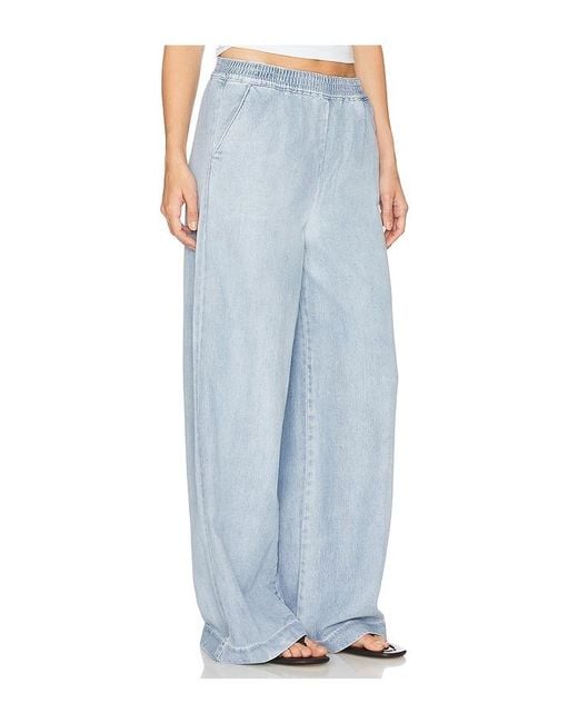 FAVORITE DAUGHTER Blue The Malibu Wide Leg Pants