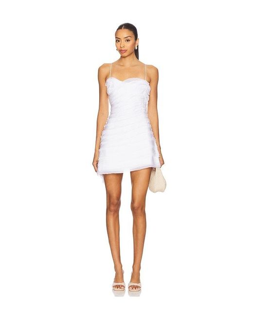AMUR White Yealana Mini Dress