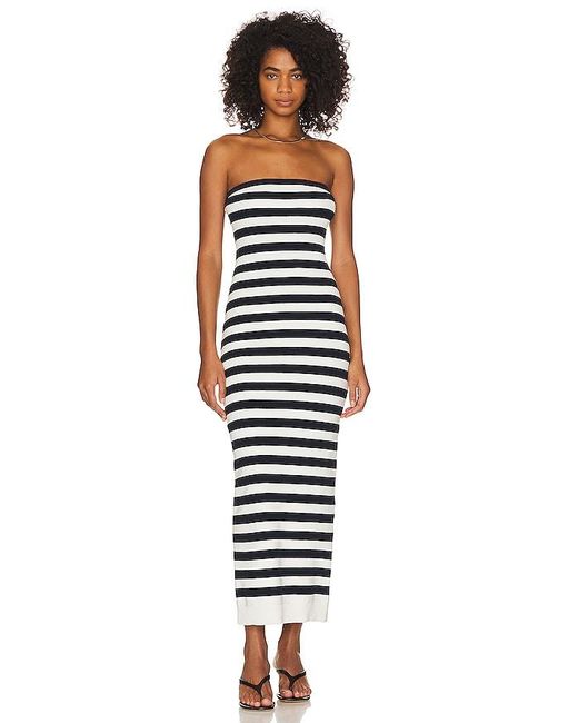 white tube maxi dress