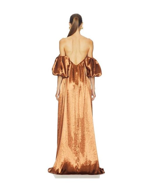Caroline Constas Multicolor Palmer Gown