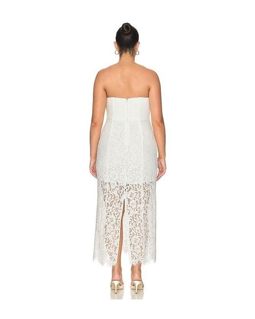 L'academie White 'Academie Tobi Midi Dress