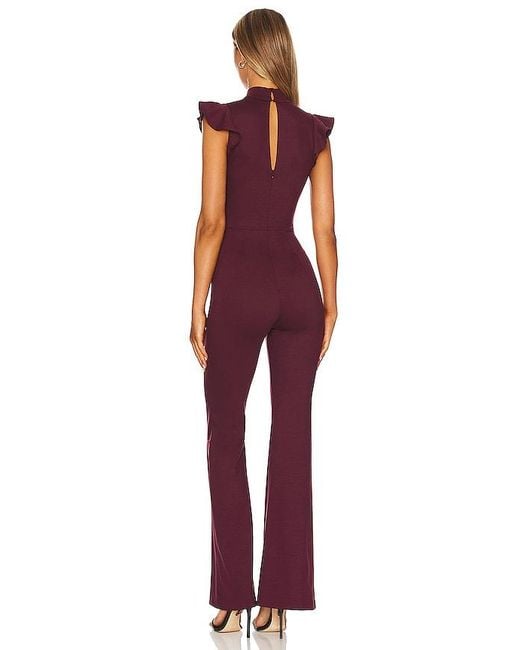 Amanda Uprichard Red X Revolve Davina Jumpsuit
