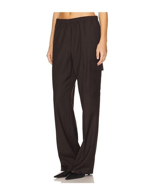 Helmut Lang Black Relaxed Cargo Trouser
