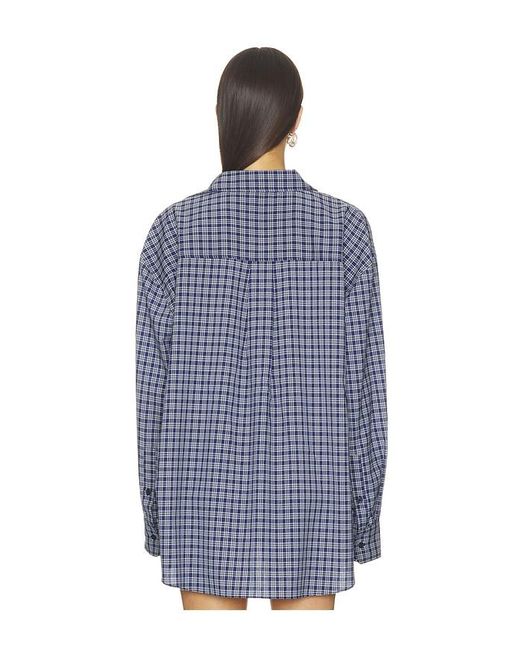 Nakedvice Blue The Pax Check Shirt