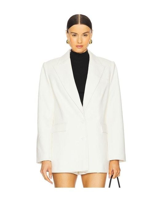 Acadia Blazer En Color Crema Talla En SER.O.YA de color White